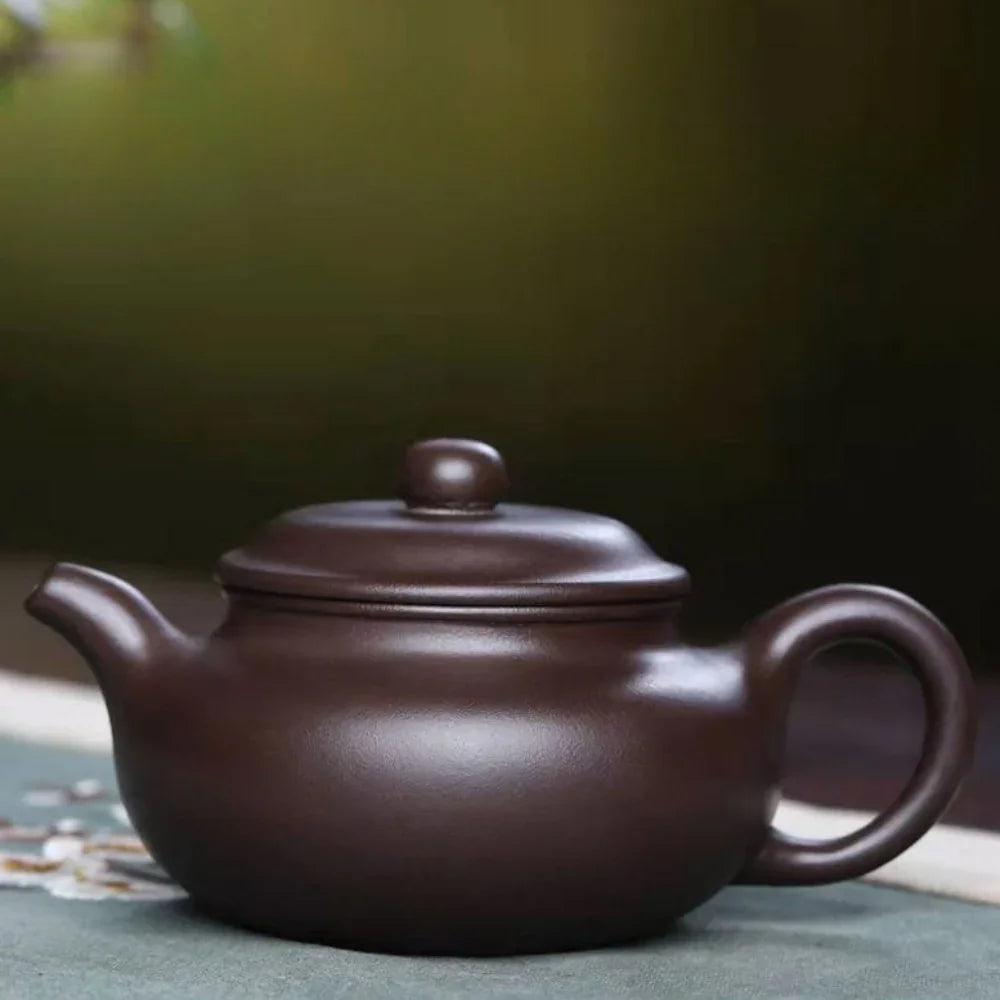 Teko Zisha Yixing Buatan Tangan Sepenuhnya [Fanggu Pot] (Lao Zi Ni - 230ml)