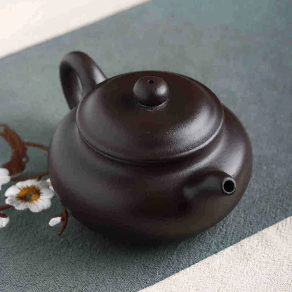 Teko Zisha Yixing Buatan Tangan Sepenuhnya [Fanggu Pot] (Lao Zi Ni - 230ml)