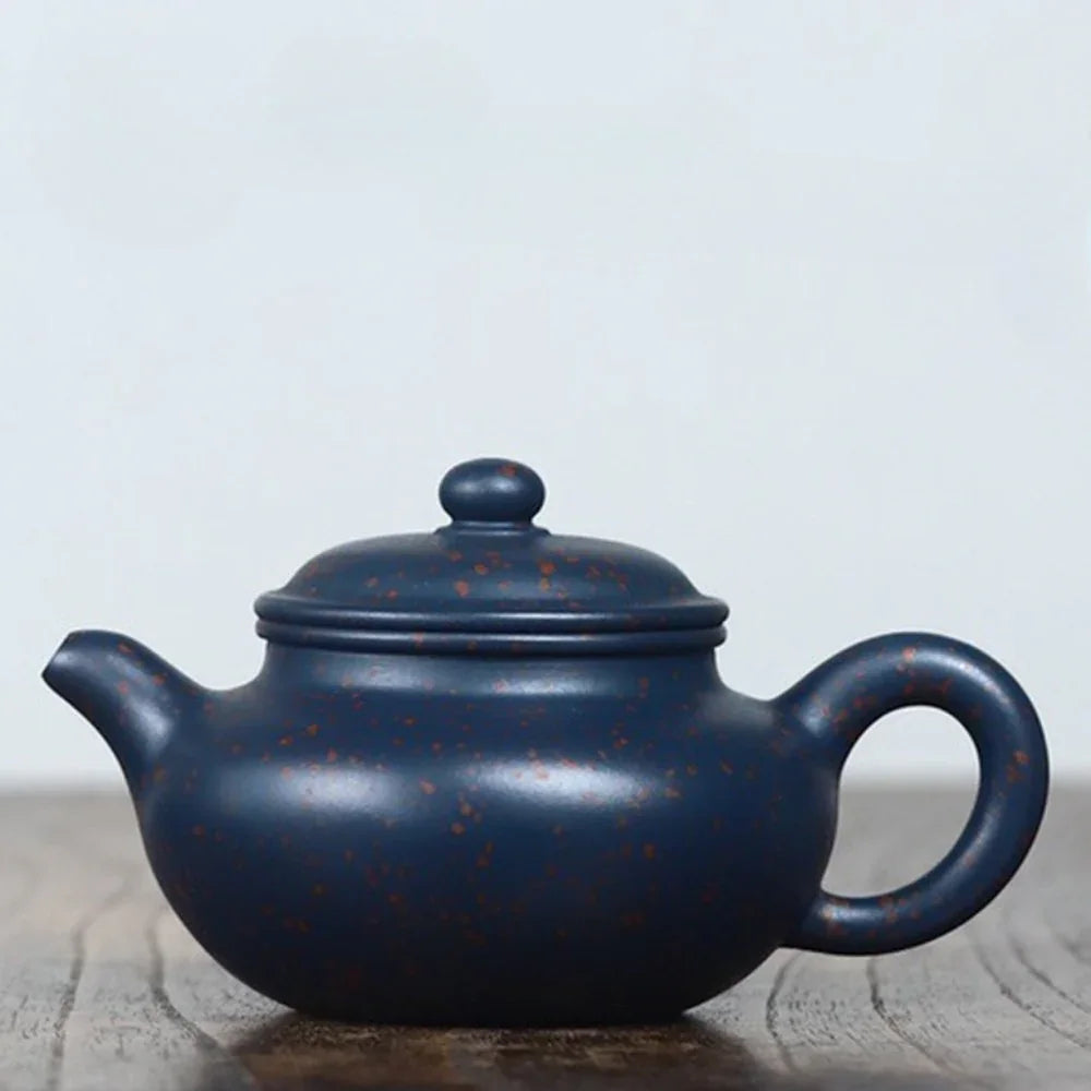 Teko Zisha Yixing Buatan Tangan Sepenuhnya [Fanggu Pot] (Tian Cui Sha - 190ml)