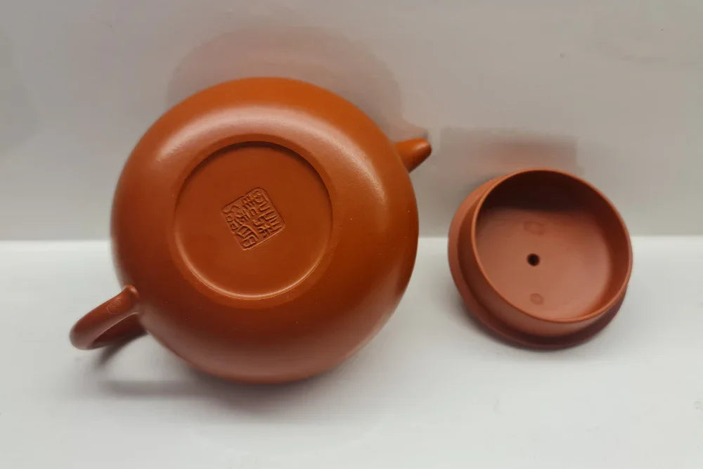 Teko Zisha Yixing Buatan Tangan Sepenuhnya [Fanggu Pot] (Zhao Zhuang Zhu Ni - 120/250ml)