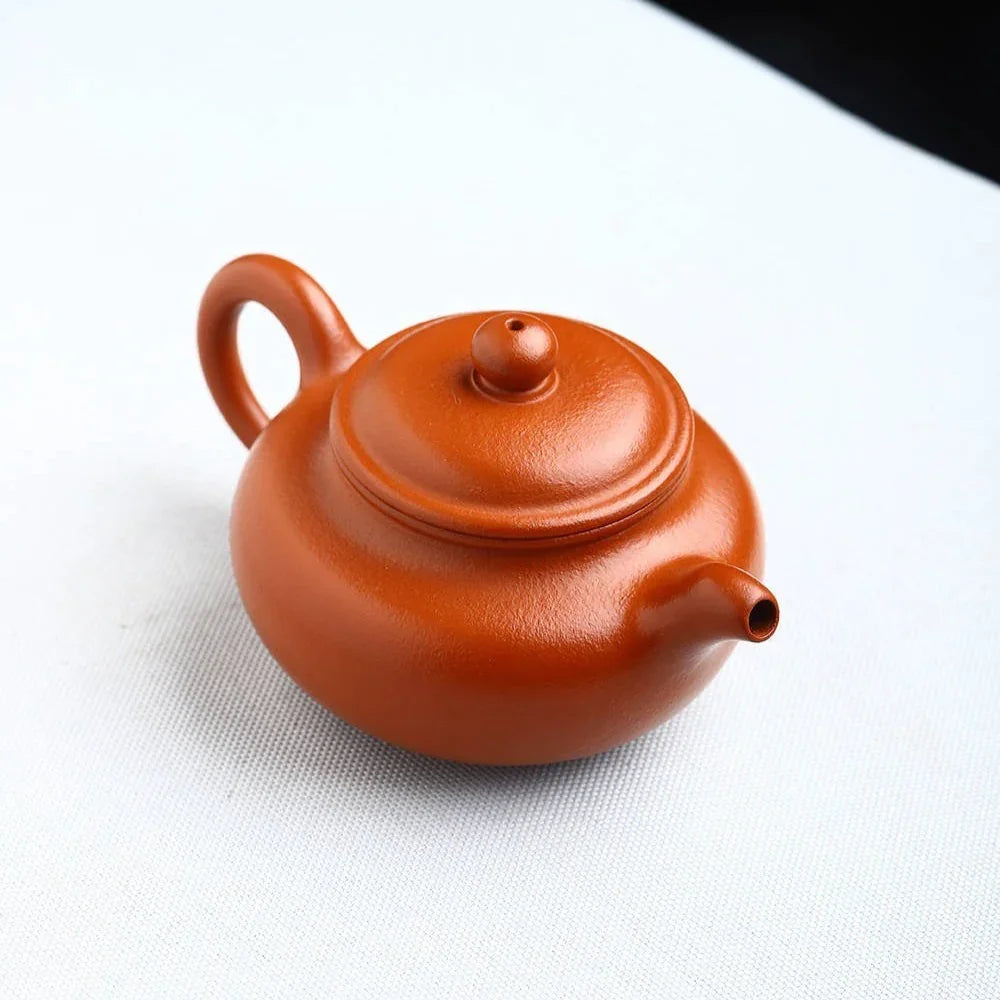 Teko Zisha Yixing Buatan Tangan Sepenuhnya [Fanggu Pot] (Zhao Zhuang Zhu Ni - 160ml)