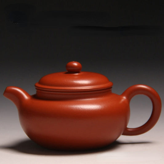 Full Handmade Yixing Zisha Teapot [Fanggu Pot] (Zhao Zhuang Zhu Ni - 250ml) - YIQIN TEA HOUSE | yiqinteahouse.com | 200-300ml, full handmade zisha teapot, new arrival, plain smooth, teapot, teaware