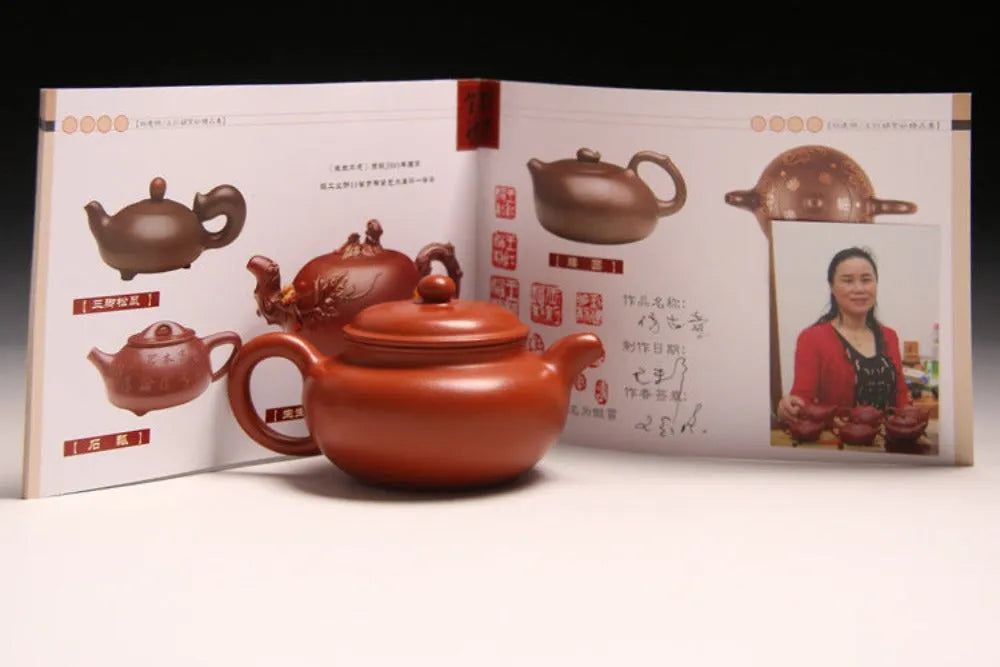 Full Handmade Yixing Zisha Teapot [Fanggu Pot] (Zhao Zhuang Zhu Ni - 250ml) - YIQIN TEA HOUSE | yiqinteahouse.com | 200-300ml, full handmade zisha teapot, new arrival, plain smooth, teapot, teaware