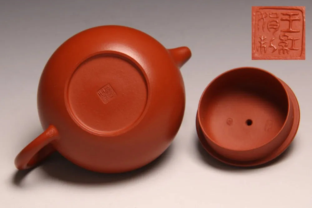 Full Handmade Yixing Zisha Teapot [Fanggu Pot] (Zhao Zhuang Zhu Ni - 250ml) - YIQIN TEA HOUSE | yiqinteahouse.com | 200-300ml, full handmade zisha teapot, new arrival, plain smooth, teapot, teaware