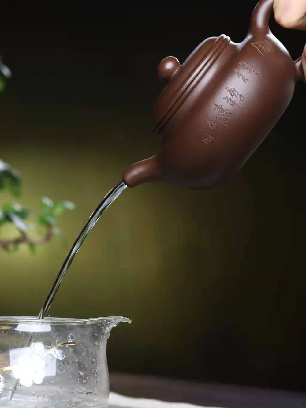 Teko Zisha Yixing Buatan Tangan Sepenuhnya [Fanggu Pot] (Zi Ni - 310ml)