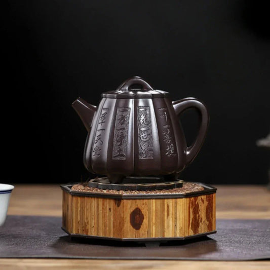 Full Handmade Yixing Zisha Teapot [Fanyin Shi Piao] (Lao Zi Ni - 380ml) - YIQIN TEA HOUSE | yiqinteahouse.com | >300ml, full handmade zisha teapot, teapot, teaware