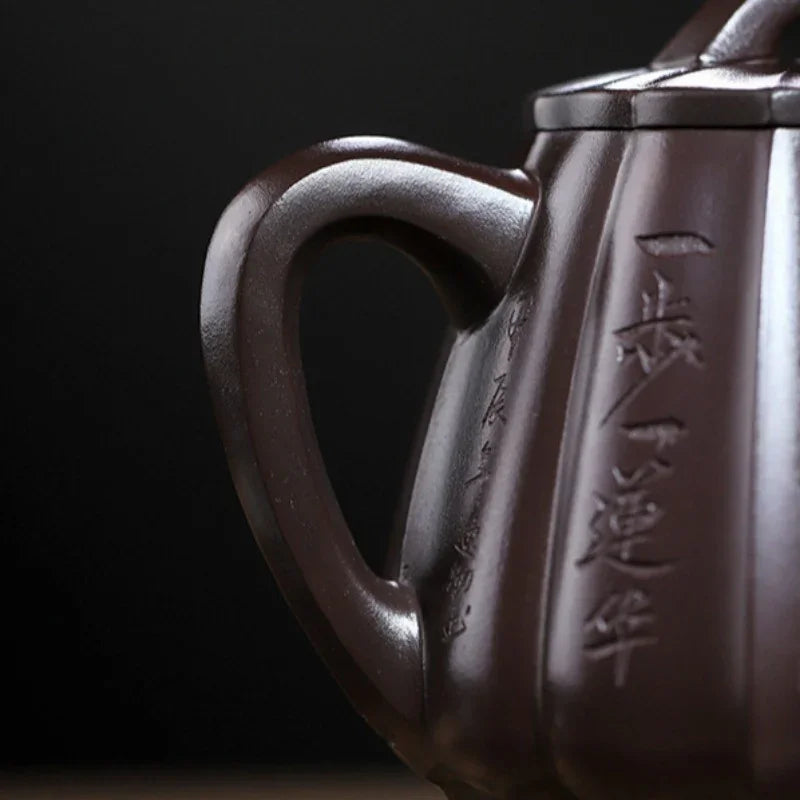 Full Handmade Yixing Zisha Teapot [Fanyin Shi Piao] (Lao Zi Ni - 380ml) - YIQIN TEA HOUSE | yiqinteahouse.com | >300ml, full handmade zisha teapot, teapot, teaware
