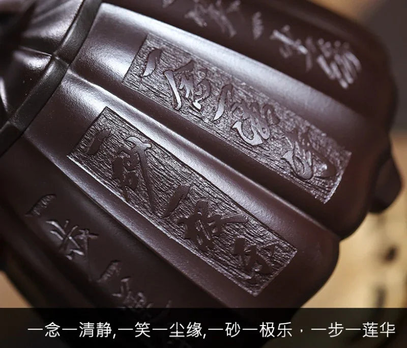 Full Handmade Yixing Zisha Teapot [Fanyin Shi Piao] (Lao Zi Ni - 380ml) - YIQIN TEA HOUSE | yiqinteahouse.com | >300ml, full handmade zisha teapot, teapot, teaware
