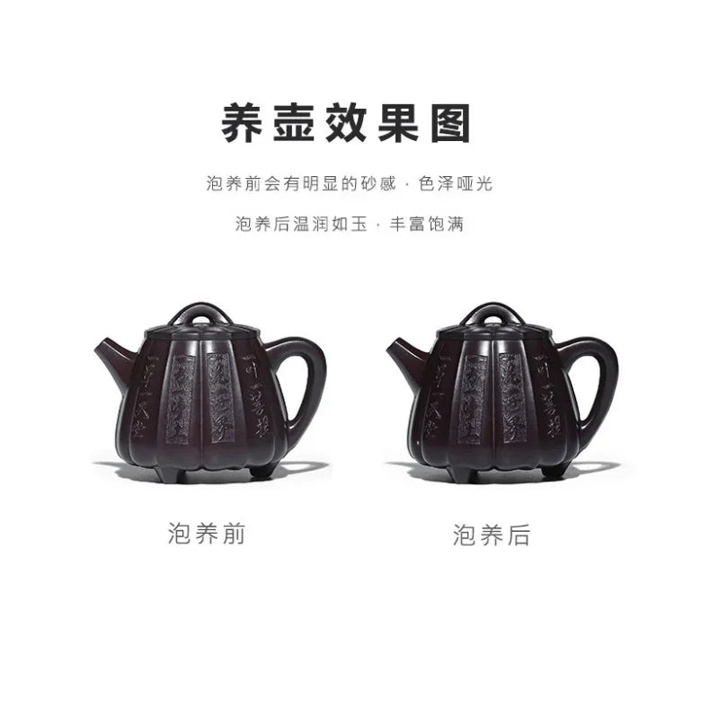 Full Handmade Yixing Zisha Teapot [Fanyin Shi Piao] (Lao Zi Ni - 380ml) - YIQIN TEA HOUSE | yiqinteahouse.com | >300ml, full handmade zisha teapot, teapot, teaware