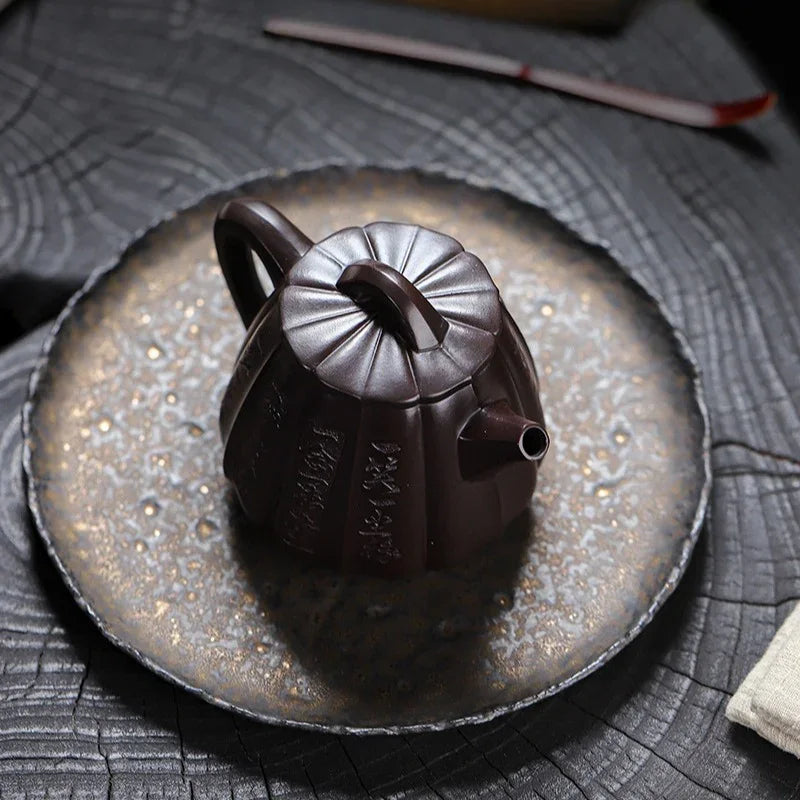 Full Handmade Yixing Zisha Teapot [Fanyin Shi Piao] (Lao Zi Ni - 380ml) - YIQIN TEA HOUSE | yiqinteahouse.com | >300ml, full handmade zisha teapot, teapot, teaware
