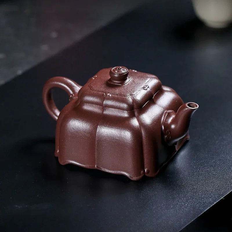 Teko Zisha Yixing Buatan Tangan Sepenuhnya [Feiling] (Zi Ni - 180ml)