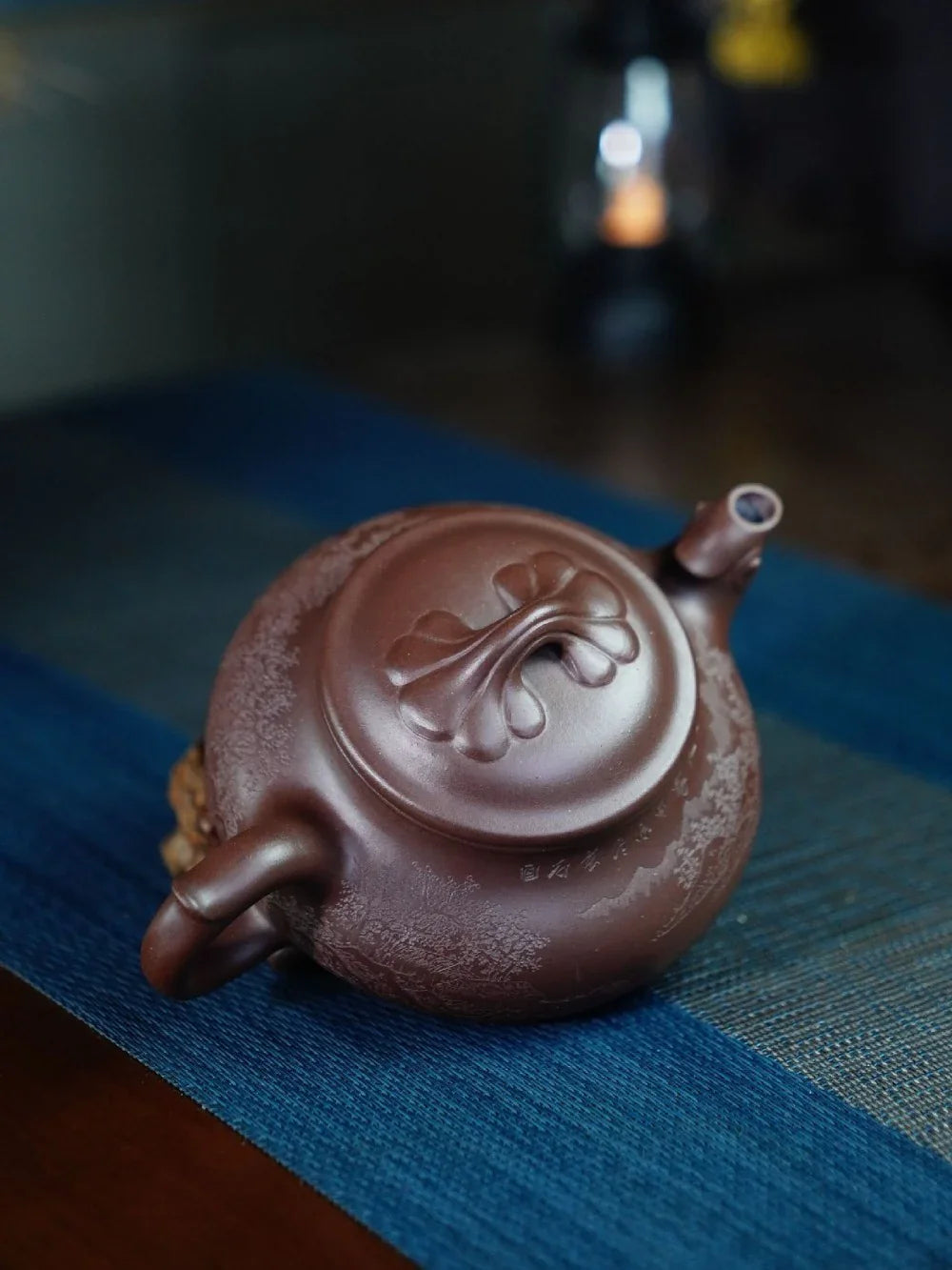 Teko Zisha Yixing Buatan Tangan Sepenuhnya [Feng Wu Jiu Tian Pot] (Zi Ni - 300ml)