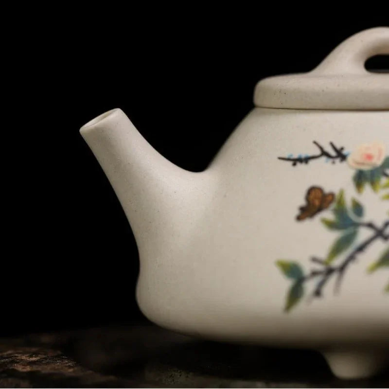 full-handmade-yixing-zisha-teapot-flowers-collection-1-pot-4-cups-set-bei-duan-ni-245ml-yiqin-tea-house-yiqinteahouse-com-10 - YIQIN TEA HOUSE 一沁茶舍 yiqinteahouse.com