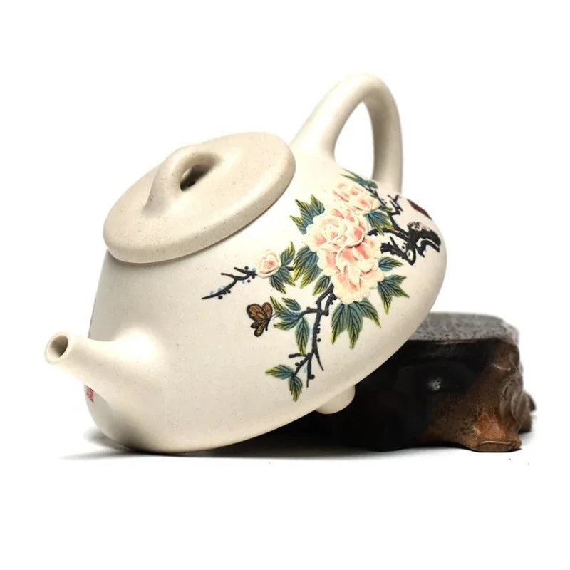 full-handmade-yixing-zisha-teapot-flowers-collection-1-pot-4-cups-set-bei-duan-ni-245ml-yiqin-tea-house-yiqinteahouse-com-22 - YIQIN TEA HOUSE 一沁茶舍 yiqinteahouse.com