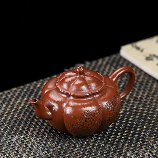 Full Handmade Yixing Zisha Teapot [Full Of Blessings] (Xiao Meiyao Zhu Ni - 160ml) - YIQIN TEA HOUSE | yiqinteahouse.com | <200ml, full handmade zisha teapot, new arrival, teapot, teaware