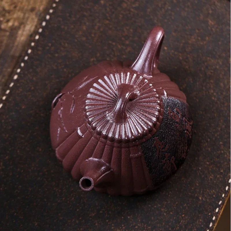 Full Handmade Yixing Zisha Teapot [Gao Feng Liang Jie] (30 Mu Zi Ni - 530ml)