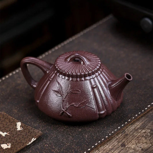 Teko Zisha Yixing Buatan Tangan Sepenuhnya [Gao Feng Liang Jie] (30 Mu Zi Ni - 530ml)