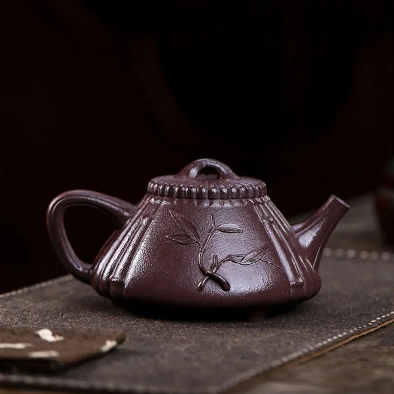 Full Handmade Yixing Zisha Teapot [Gao Feng Liang Jie] (30 Mu Zi Ni - 530ml)