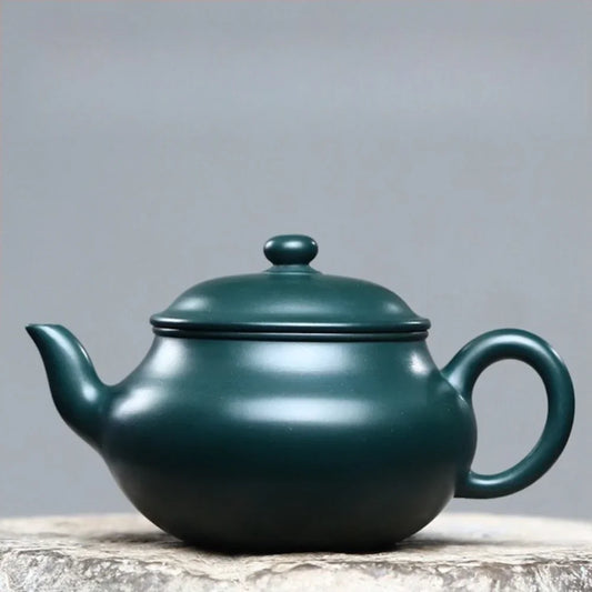 Teko Zisha Yixing Buatan Tangan Sepenuhnya [Gao Pan Pot] (Minguo Lu Ni- 330ml)