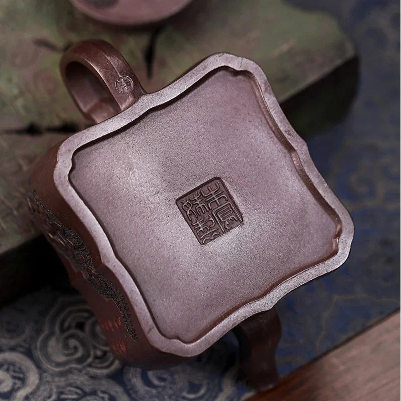 Teko Zisha Yixing Buatan Tangan Sepenuhnya [Gao Peng Man Zuo] (Lao Zi Ni - 180ml)