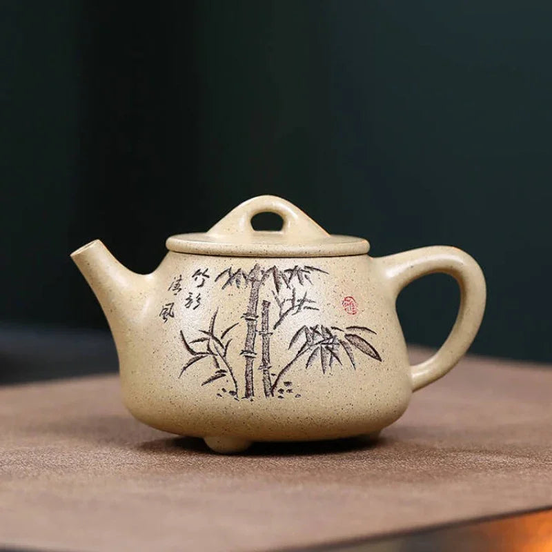 full-handmade-yixing-zisha-teapot-gao-shi-piao-pot-bensan-lu-ni-200ml-yiqin-tea-house-yiqinteahouse-com-3 - YIQIN TEA HOUSE 一沁茶舍 yiqinteahouse.com