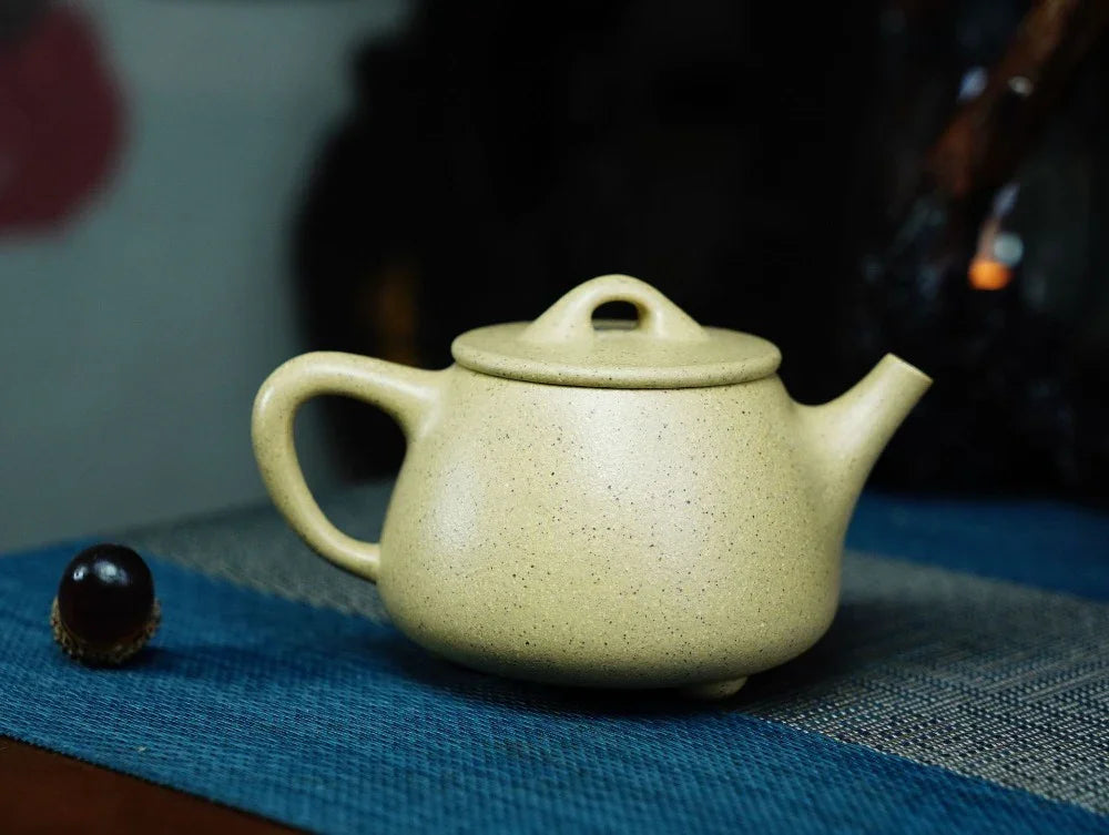 Teko Zisha Yixing Buatan Tangan Sepenuhnya [Gao Shi Piao Pot] (Benson Lu Ni - 190ml)