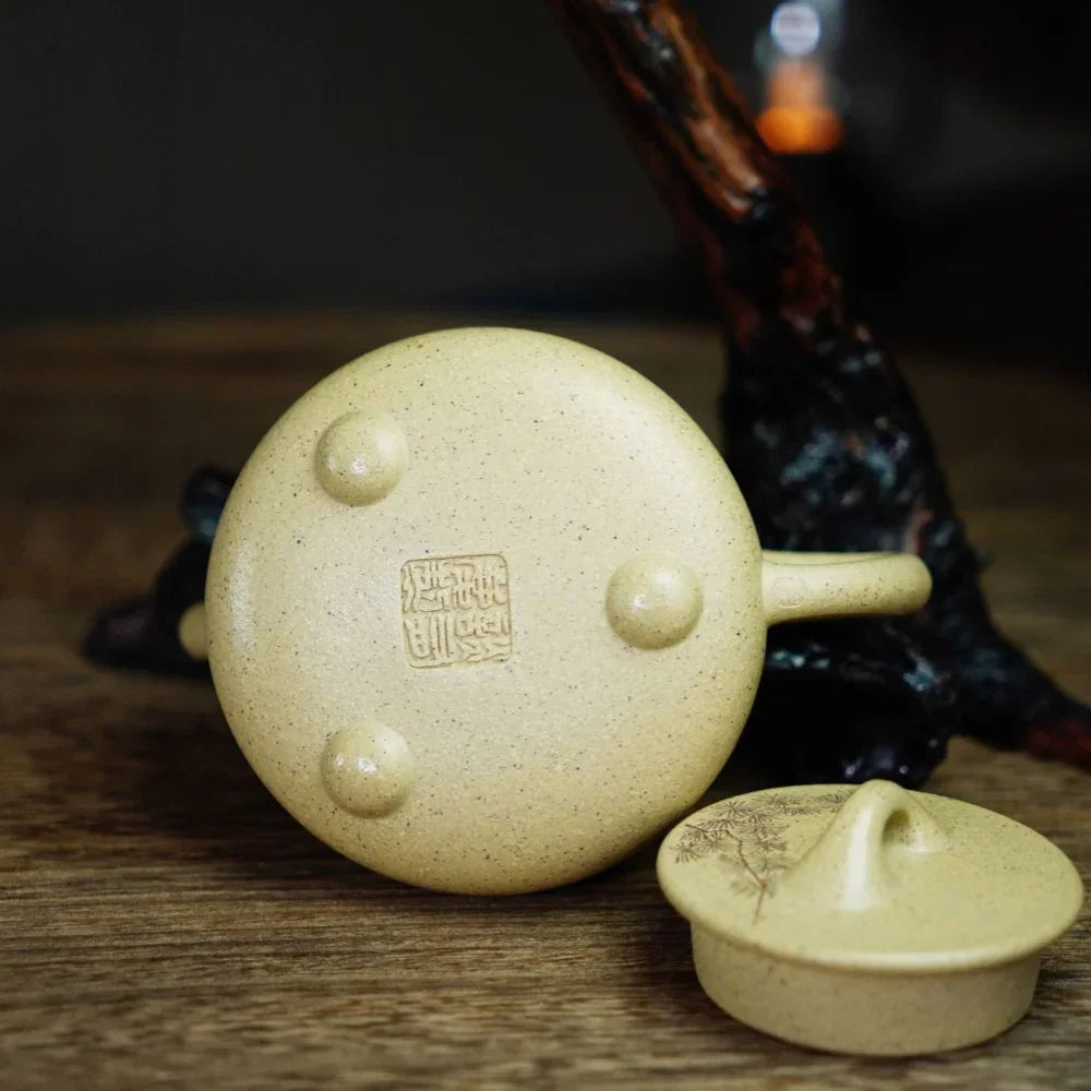 Full Handmade Yixing Zisha Teapot [Gao Shi Piao Pot] (Benson Lu Ni - 200ml) - YIQIN TEA HOUSE | yiqinteahouse.com | 200-300ml, full handmade zisha teapot, teapot, teaware