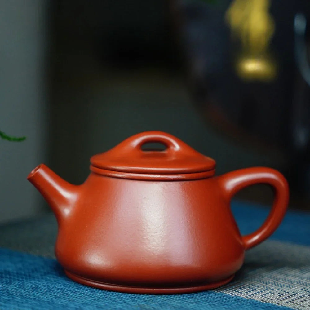 Full Handmade Yixing Zisha Teapot [Gao Shi Piao Pot] (Dahongpao - 200ml) - YIQIN TEA HOUSE | yiqinteahouse.com | 200-300ml, full handmade zisha teapot, teapot, teaware