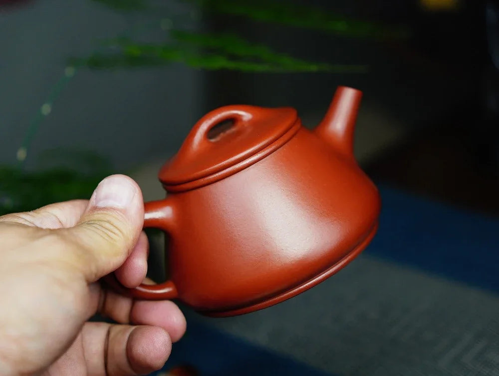 Full Handmade Yixing Zisha Teapot [Gao Shi Piao Pot] (Dahongpao - 200ml) - YIQIN TEA HOUSE | yiqinteahouse.com | 200-300ml, full handmade zisha teapot, teapot, teaware
