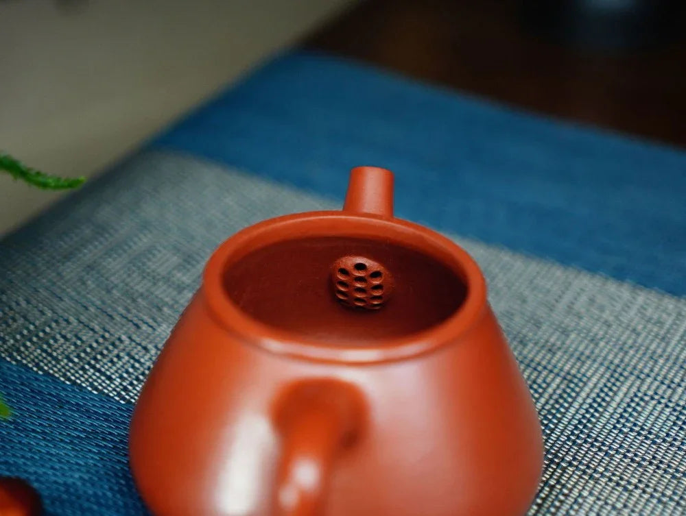 Full Handmade Yixing Zisha Teapot [Gao Shi Piao Pot] (Dahongpao - 200ml) - YIQIN TEA HOUSE | yiqinteahouse.com | 200-300ml, full handmade zisha teapot, teapot, teaware