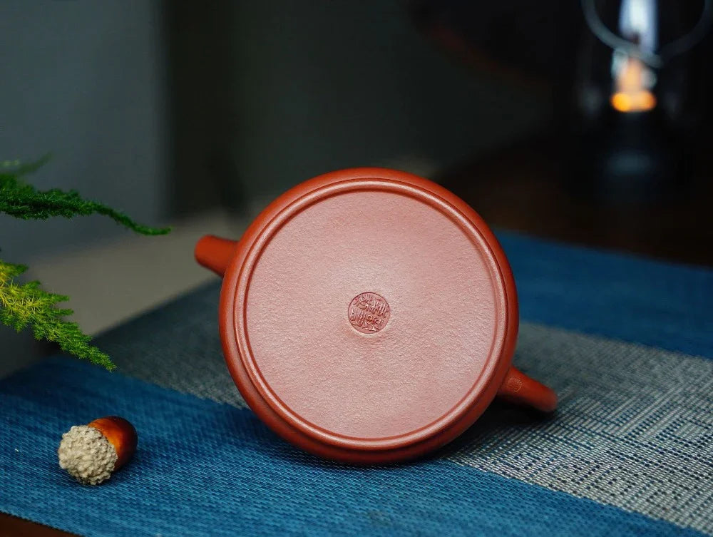 Full Handmade Yixing Zisha Teapot [Gao Shi Piao Pot] (Dahongpao - 200ml) - YIQIN TEA HOUSE | yiqinteahouse.com | 200-300ml, full handmade zisha teapot, teapot, teaware