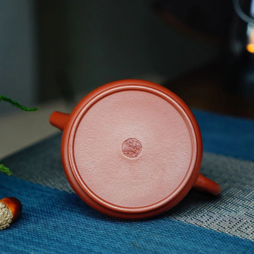 Full Handmade Yixing Zisha Teapot [Gao Shi Piao Pot] (Dahongpao - 200ml) - YIQIN TEA HOUSE | yiqinteahouse.com | 200-300ml, full handmade zisha teapot, teapot, teaware