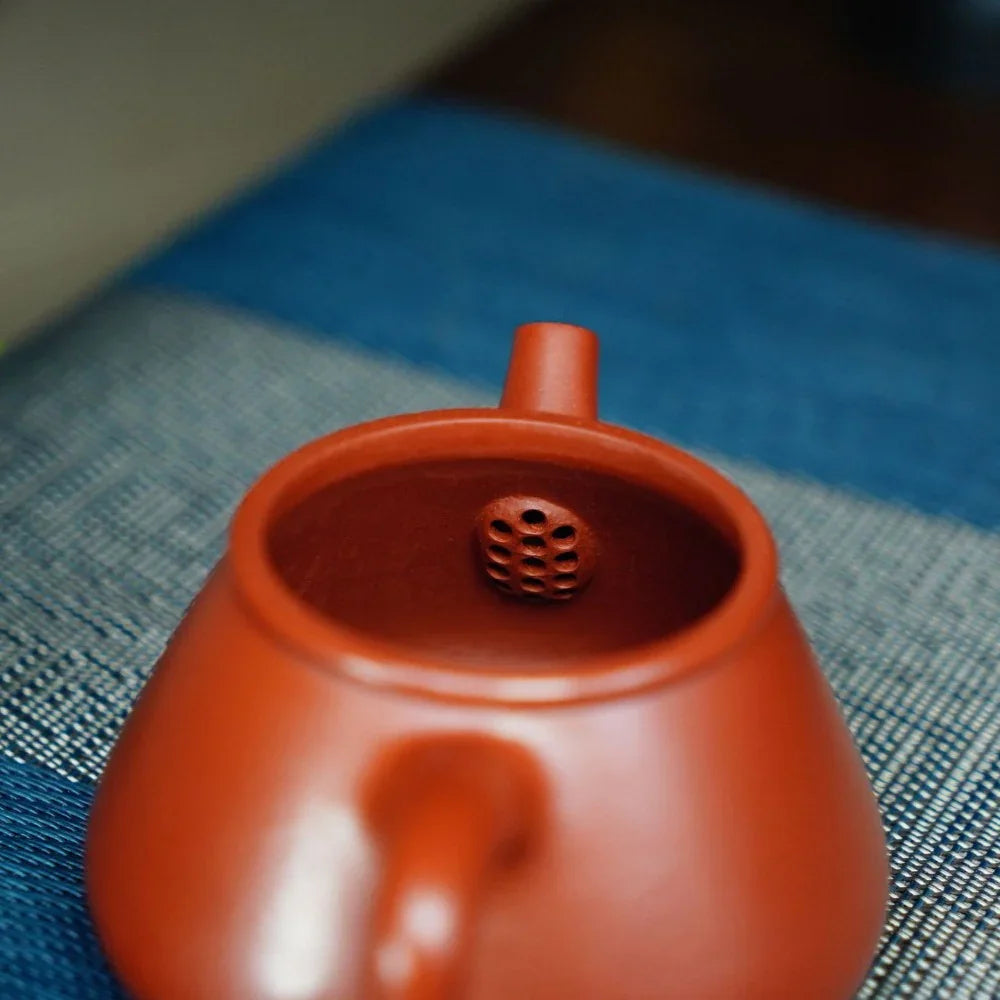 Full Handmade Yixing Zisha Teapot [Gao Shi Piao Pot] (Dahongpao - 200ml) - YIQIN TEA HOUSE | yiqinteahouse.com | 200-300ml, full handmade zisha teapot, teapot, teaware