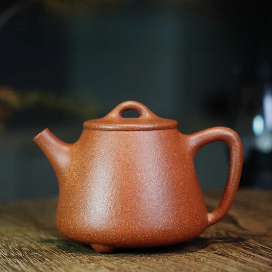 Teko Zisha Yixing Buatan Tangan Sepenuhnya [Gao Shi Piao Pot] (Jiang Po Ni - 230ml)