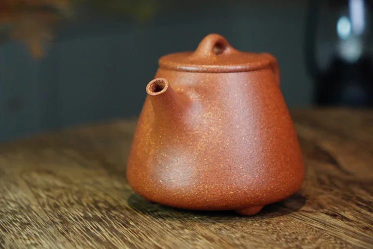 Teko Zisha Yixing Buatan Tangan Sepenuhnya [Gao Shi Piao Pot] (Jiang Po Ni - 230ml)