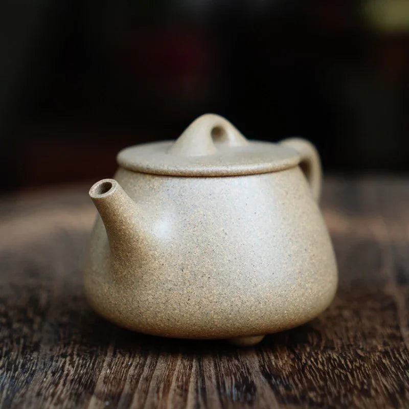 Teko Zisha Yixing Buatan Tangan Sepenuhnya [Gao Shi Piao Pot] (Qing Duan Ni - 190ml)