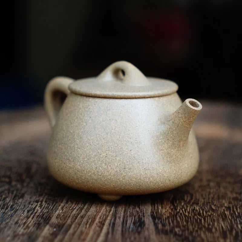 Teko Zisha Yixing Buatan Tangan Sepenuhnya [Gao Shi Piao Pot] (Qing Duan Ni - 190ml)