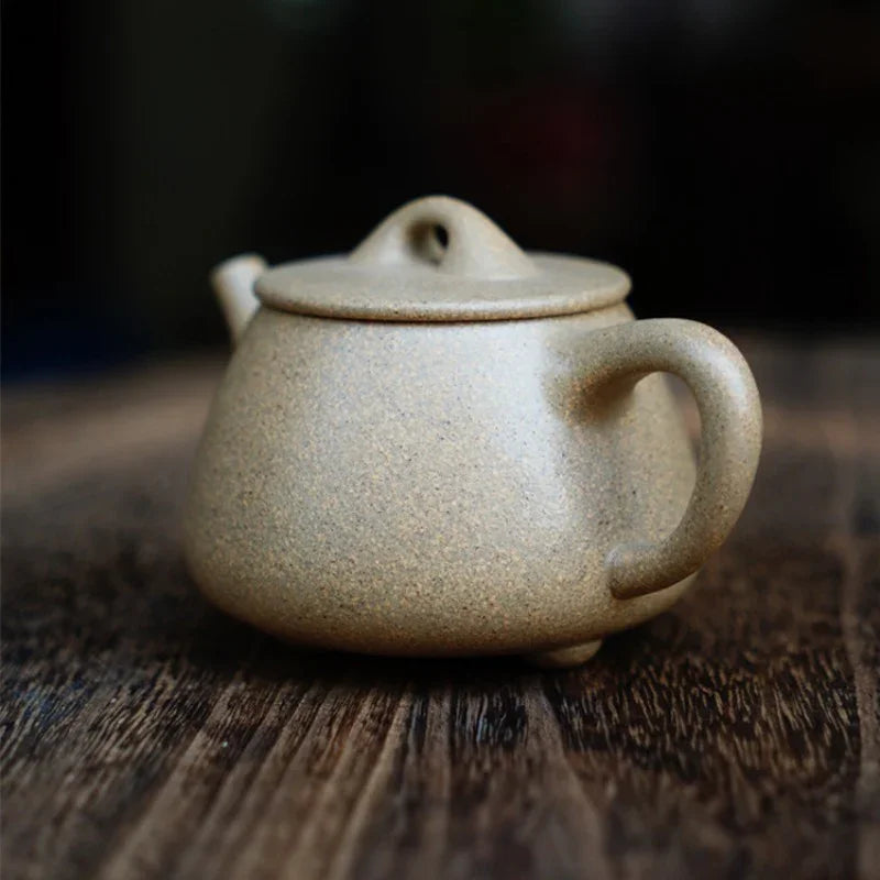 Teko Zisha Yixing Buatan Tangan Sepenuhnya [Gao Shi Piao Pot] (Qing Duan Ni - 190ml)