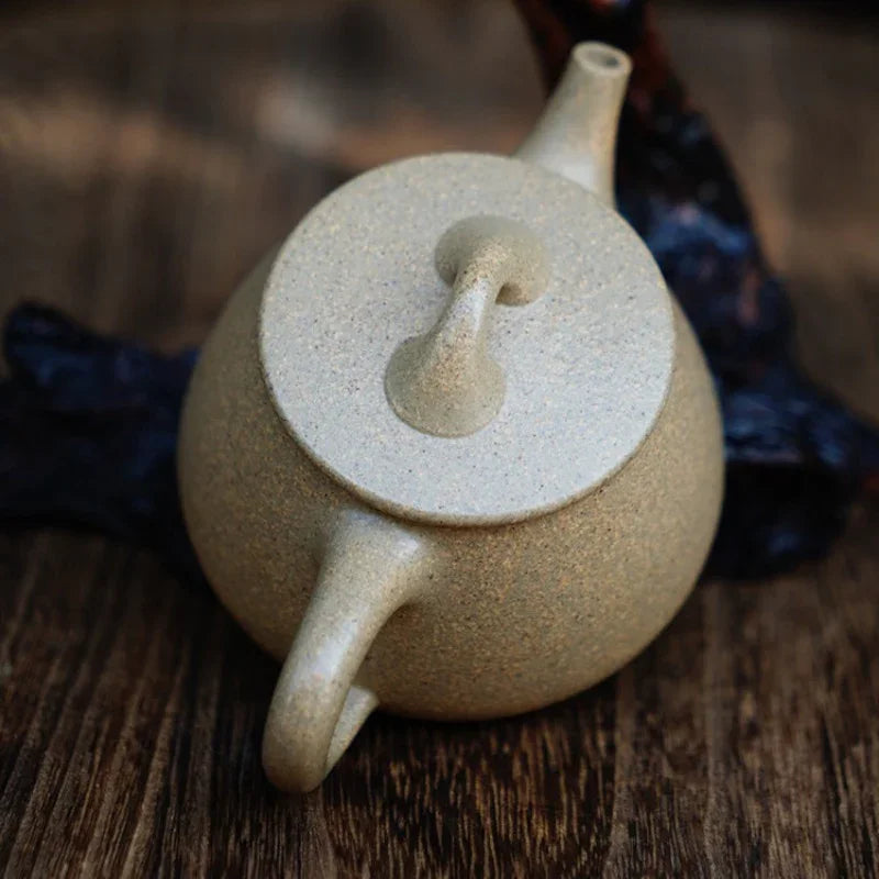 Teko Zisha Yixing Buatan Tangan Sepenuhnya [Gao Shi Piao Pot] (Qing Duan Ni - 190ml)