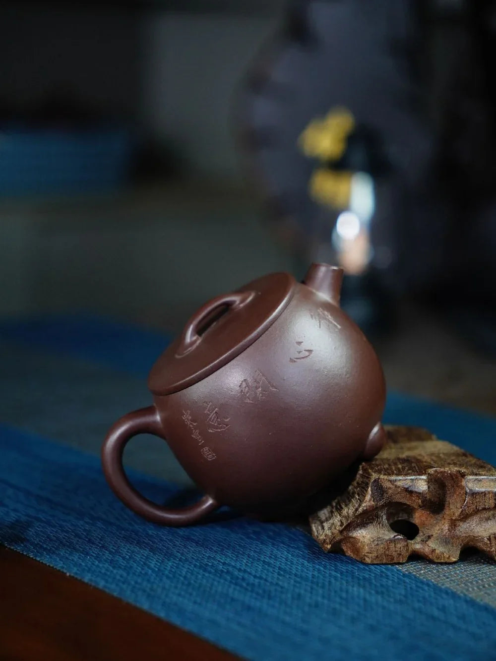 Teko Yixing Zisha Buatan Tangan Sepenuhnya [Gao Shi Piao Pot] (Zi Ni - 200ml)