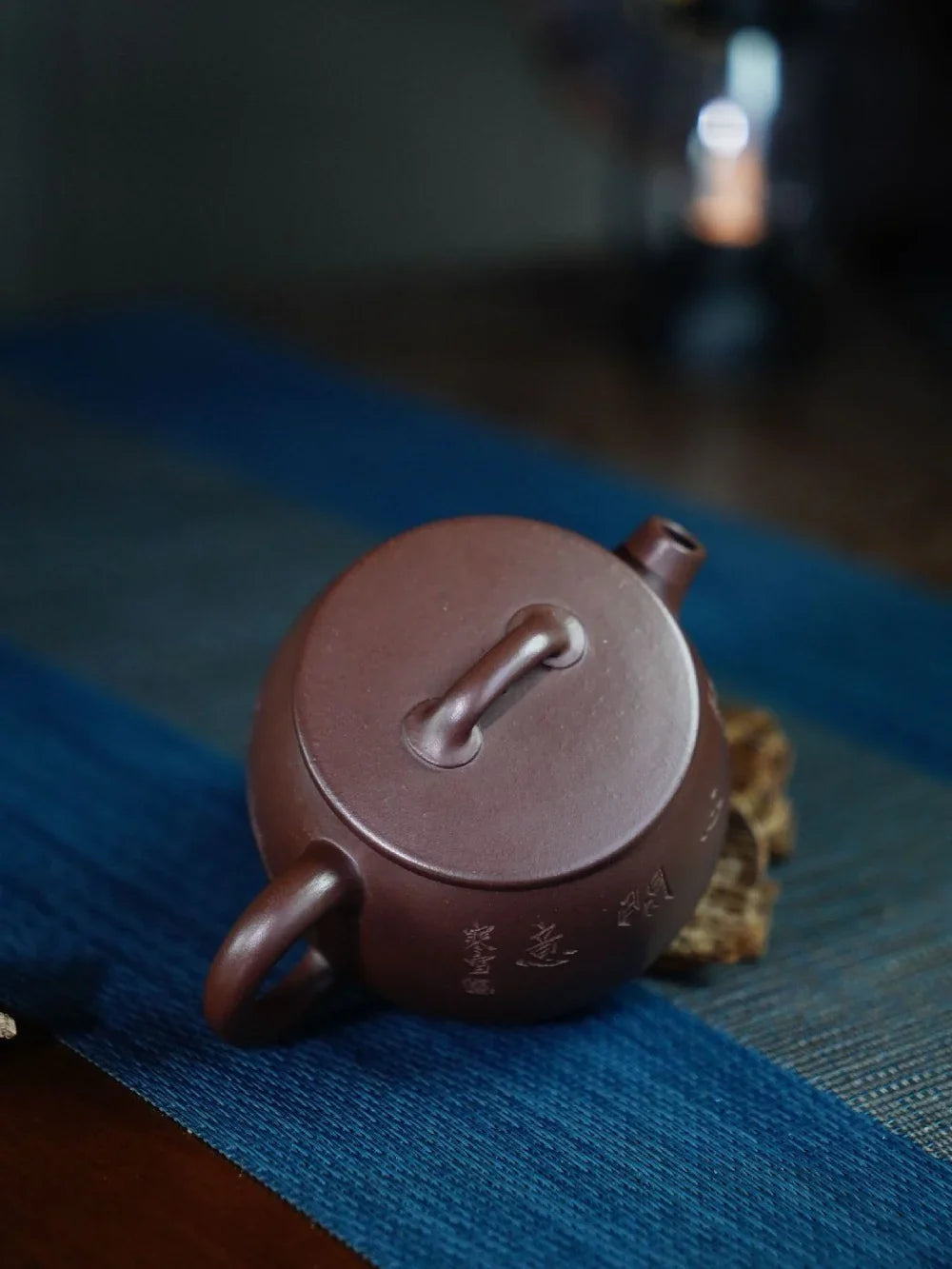 Teko Yixing Zisha Buatan Tangan Sepenuhnya [Gao Shi Piao Pot] (Zi Ni - 200ml)