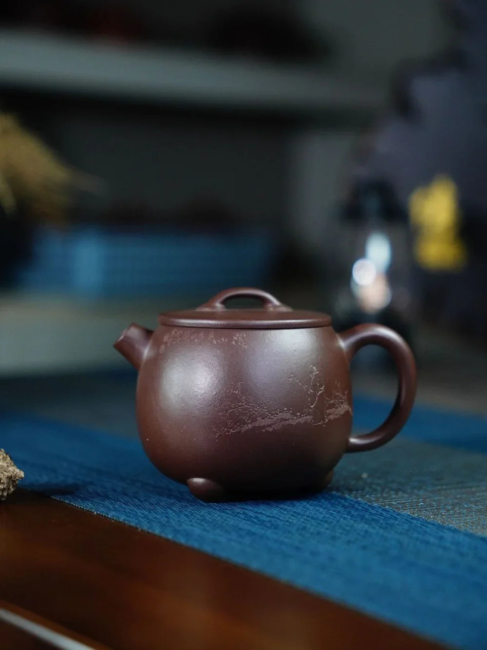 Teko Yixing Zisha Buatan Tangan Sepenuhnya [Gao Shi Piao Pot] (Zi Ni - 200ml)