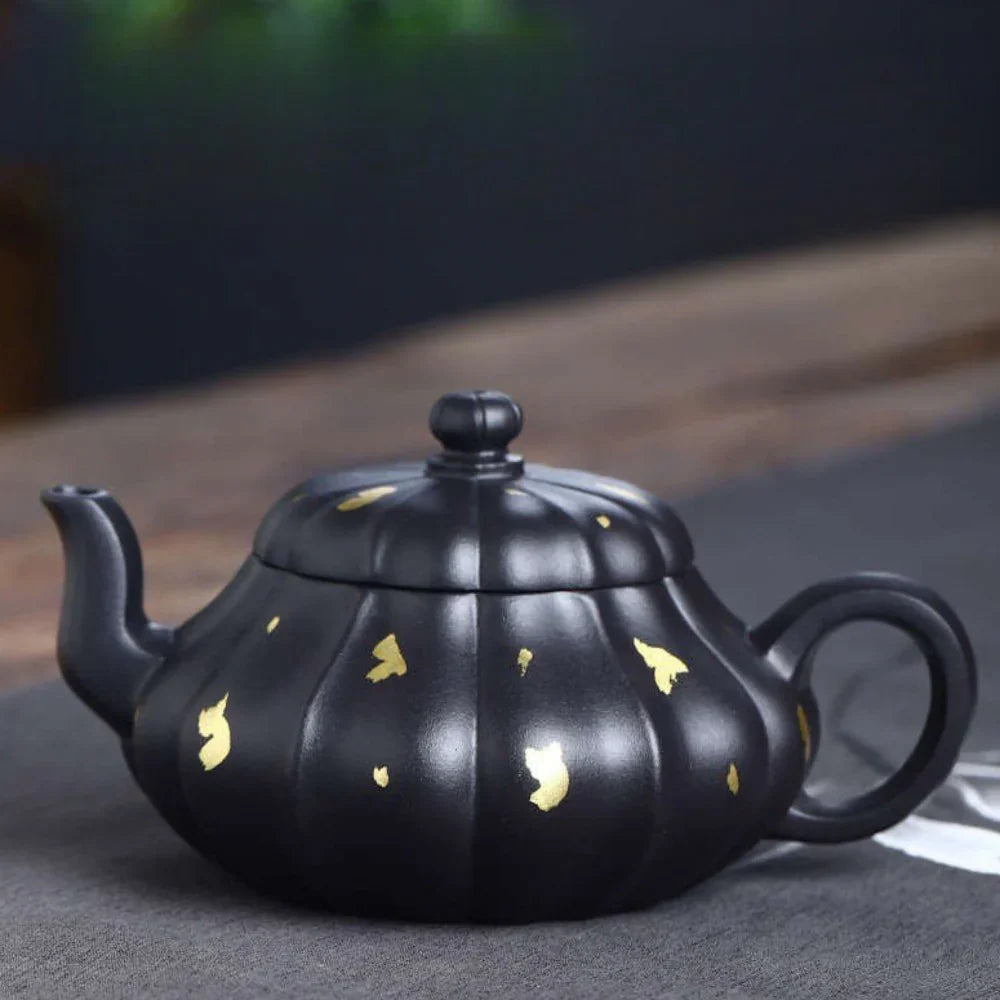 Teko Zisha Yixing Buatan Tangan Sepenuhnya [Golden Yuru Pot] (ShI Huang - 280ml)