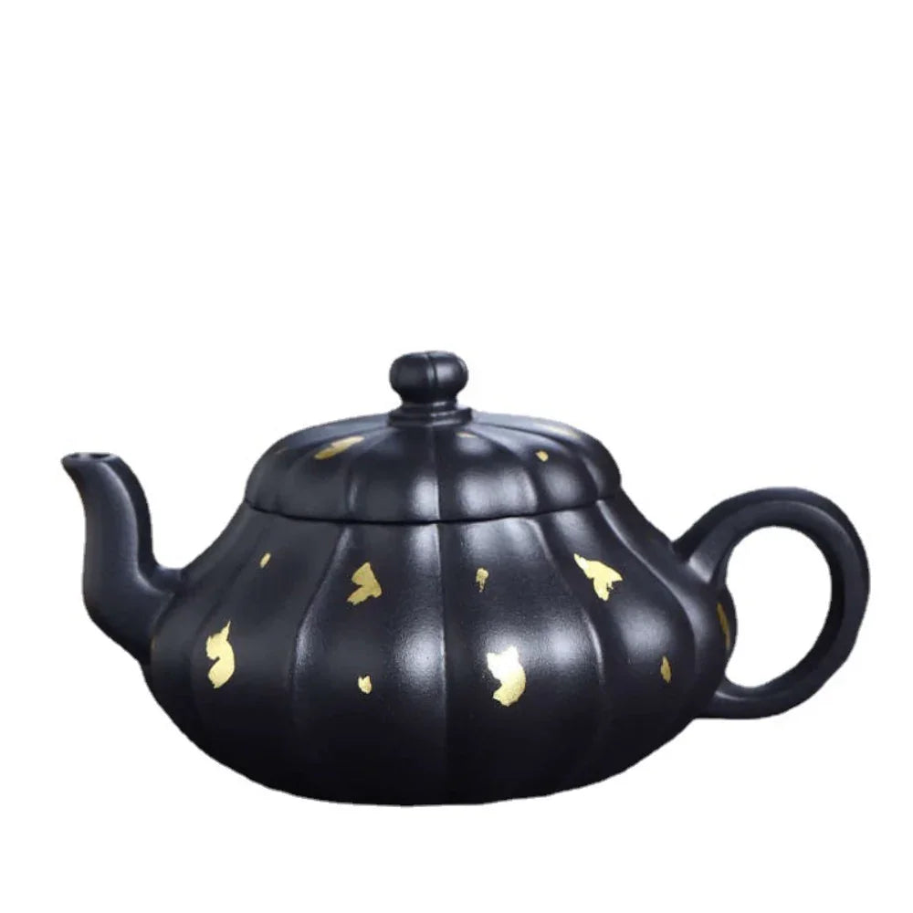 Teko Zisha Yixing Buatan Tangan Sepenuhnya [Golden Yuru Pot] (ShI Huang - 280ml)