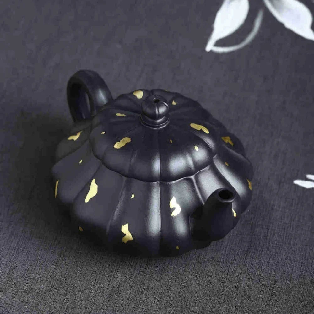Teko Zisha Yixing Buatan Tangan Sepenuhnya [Golden Yuru Pot] (ShI Huang - 280ml)