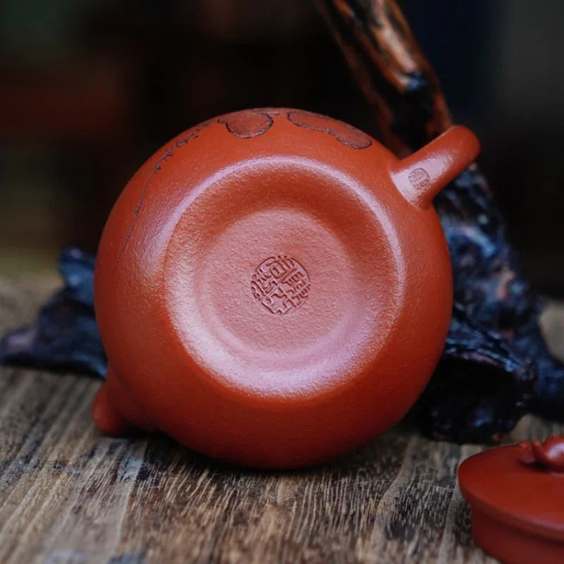 full-handmade-yixing-zisha-teapot-good-fortune-and-prosperity-pot-zhu-ni-200ml-yiqin-tea-house-yiqinteahouse-com-10 - YIQIN TEA HOUSE 一沁茶舍 yiqinteahouse.com