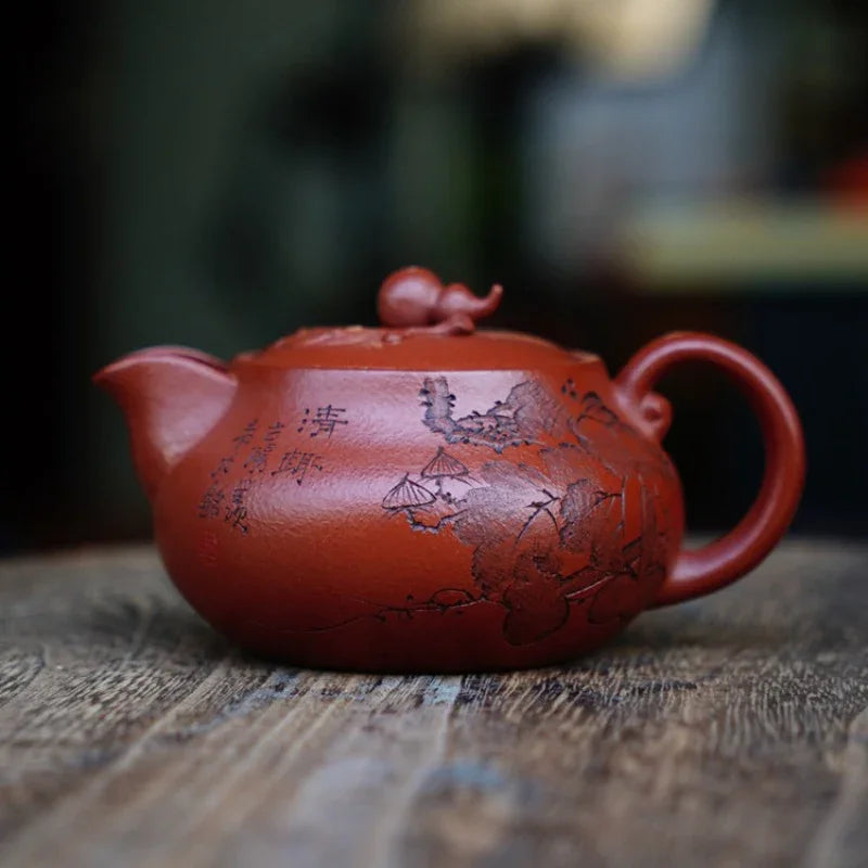 full-handmade-yixing-zisha-teapot-good-fortune-and-prosperity-pot-zhu-ni-200ml-yiqin-tea-house-yiqinteahouse-com-3 - YIQIN TEA HOUSE 一沁茶舍 yiqinteahouse.com