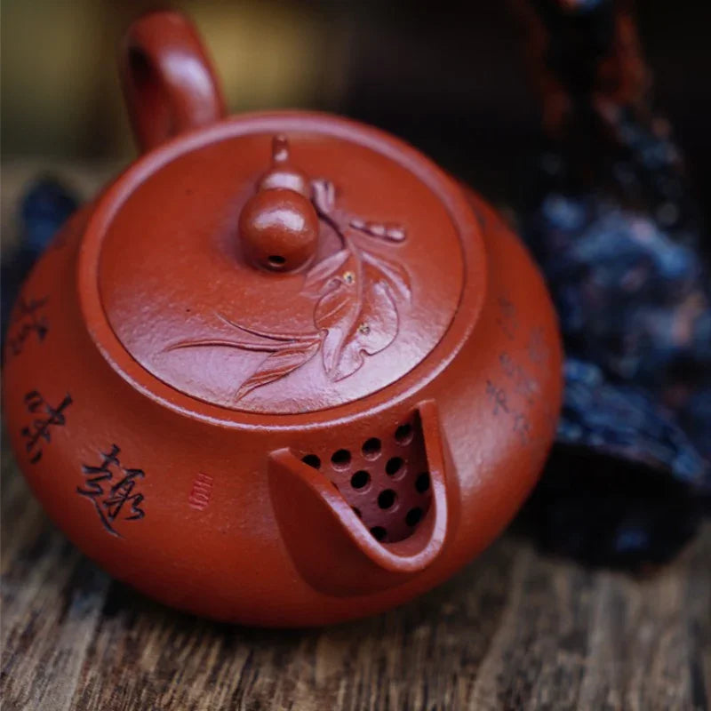 full-handmade-yixing-zisha-teapot-good-fortune-and-prosperity-pot-zhu-ni-200ml-yiqin-tea-house-yiqinteahouse-com-7 - YIQIN TEA HOUSE 一沁茶舍 yiqinteahouse.com