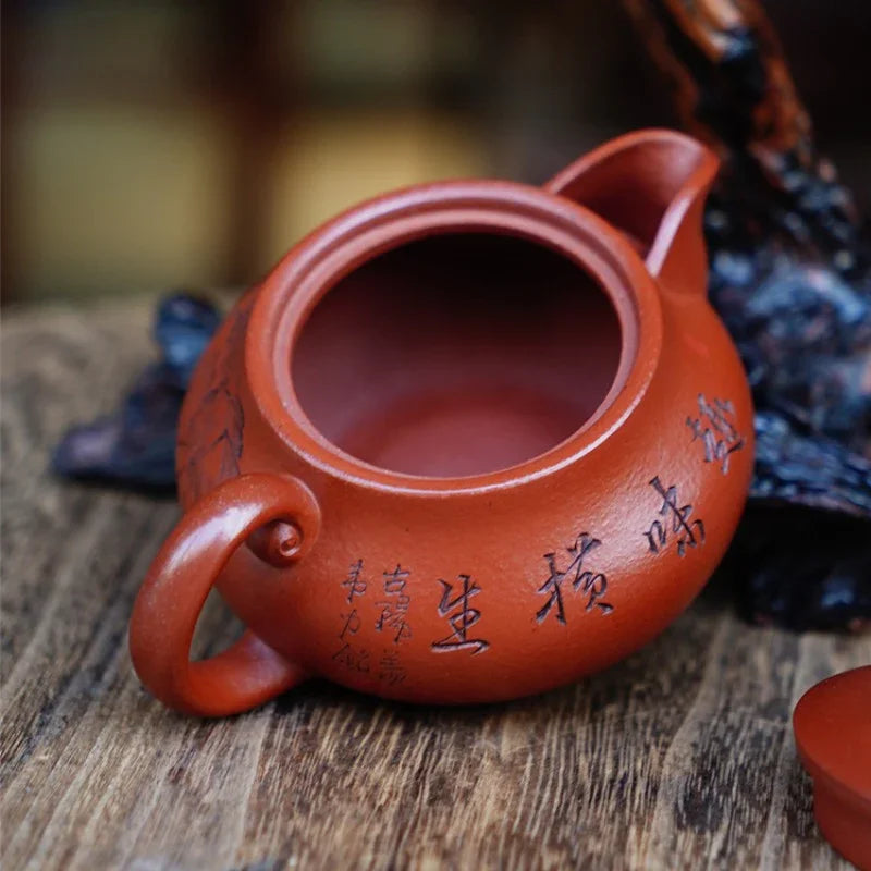 full-handmade-yixing-zisha-teapot-good-fortune-and-prosperity-pot-zhu-ni-200ml-yiqin-tea-house-yiqinteahouse-com-9 - YIQIN TEA HOUSE 一沁茶舍 yiqinteahouse.com