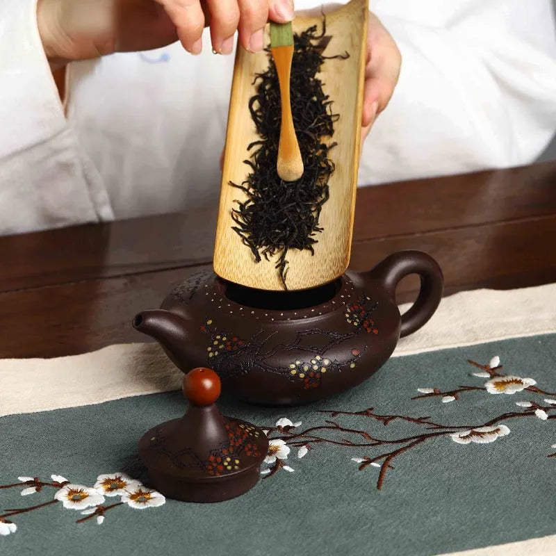 Full Handmade Yixing Zisha Teapot [Good Luck] (Lao Zi Ni - 270ml) - YIQIN TEA HOUSE | yiqinteahouse.com | 200-300ml, full handmade zisha teapot, new arrival, teapot, teaware